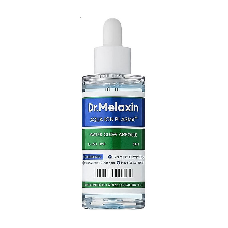 Зволожувальна ампульна сироватка для обличчя Dr.Melaxin Aqua Ion Plasma Water Glow Ampoule з акваіонною плазмою, 50 мл