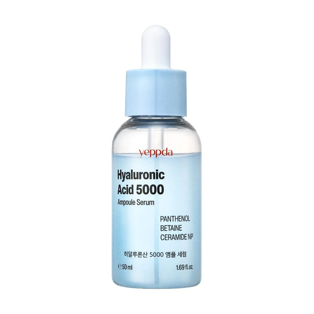 Зволожувальна ампульна сироватка для обличчя yeppda Hyaluronic Acid 5000 Ampoule Serum, 50 мл